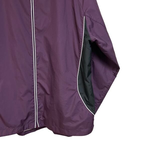FootJoy Jacket Womens Purple Full Zip Lightweight Golf Rain Wind Vermont Size L - Picture 5 of 7
